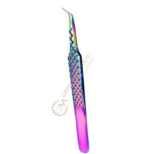 แหนบขนตาปลอมสเตนเลส45องศาอุปกรณ์ต่อขนตา12ซม. ทนทานติดโลโก้ได้ตามต้องการ - Product Image 6