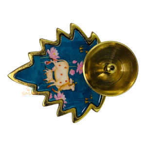 เครื่องใช้บนโต๊ะอาหารสำหรับศาสนาตกแต่งบ้านและงานแต่งงานและเป็นของขวัญพิมพ์ลายทองเหลืองชุบทองที่ทันสมัย - Product Image 4