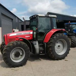 Gently Used Massey Ferguson Tractor <b>Model</b> 6480 4WD Gearbox Motor 6-cylinder Engine 157HP High Productivity Farm Tractor Cheap - Product Image 1