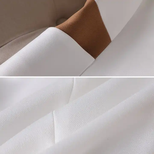 Ropa de calle de tendencia para mujer, chaqueta universitaria para mujer, chaqueta clásica de cuero para moto, chaqueta transpirable de cuero para mujer - Product Image 4