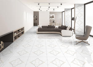 Azulejos de pared GVT con diseños de libro brillante de 60x60cm, espacios Premium, proveedor internacional de paredes y pisos, residencial comercial - Product Image 3