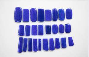 Cabujón de lapislázuli pulido de alta calidad, forma de mezcla de piedras preciosas naturales sueltas para joyería hecha a mano, precio bajo del proveedor de India - Product Image 3