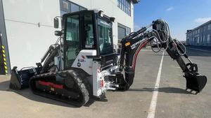 Hidromek HMK 62T <b>Tracked</b> Mini Backhoe Loader | Ergonomic Cab with Joystick Control | Multi-attachment Crawler Loader for Sale - Product Image 2