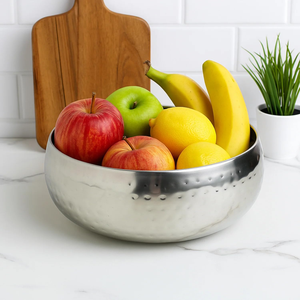 Bols à double paroi polis très vendus en acier inoxydable, écologiques, résistants à la chaleur, pour servir les aliments, restauration commerciale, hôtels - Product Image 2