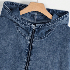 Sudaderas con capucha de manga larga de ajuste clásico para hombre, Jersey deportivo con logotipo personalizado para hombre, sudaderas vaqueras con bolsillo de canguro para hombre, sudaderas con capucha vaqueras - Product Image 2