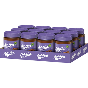 มิลก้า ครีมเฮเซลนัท ขายส่ง 12 กล่อง x 350 กรัม 11.7 ออนซ์/ มิลก้า ครีมเฮเซลนัทสเปรด 6 กล่อง x 600 กรัม - Product Image 1