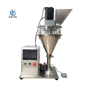FillinMachine 5g 10g Dispenser Semi Auto Auger Vial Powder Filling Machinery For Small Business