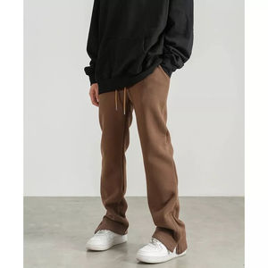 Pantalones Deportivos de Hombre, Estilo Jogger, Acampanados, 100% Algodón, Holgados, de Alta Calidad, con Cintura Elástica, para Hombre - Product Image 2