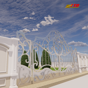 Proveedor de puerta de hierro forjado personalizado de Vietnam con metal forjado a mano duradero para entradas al aire libre y jardines - Product Image 4