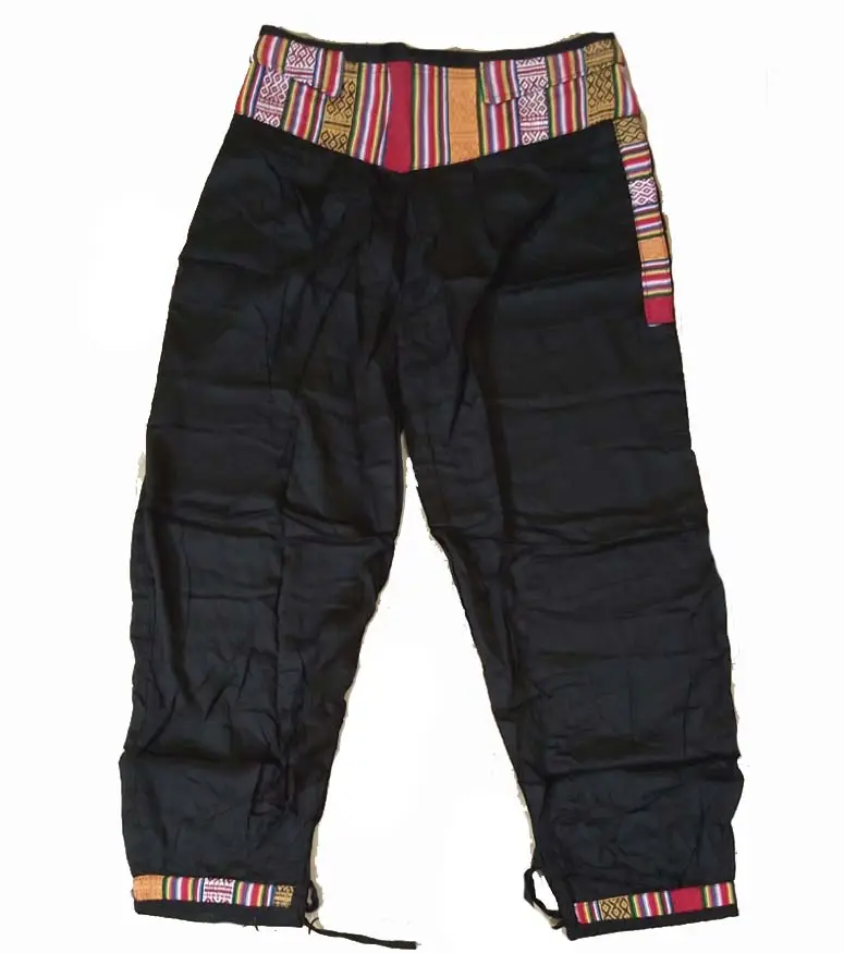 Yoga Harem Pants for Women Boho Loose Fit Wide Leg Trousers Travel Pants with Pockets GC-AP-108