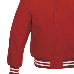 แจ็กเก็ตมีโลโก้ที่กำหนดเองสำหรับผู้ชายเสื้อแจ็คเก็ตหนังแขนเสื้อสีทึบที่แตกต่างกันออกแบบได้ตามต้องการ - Product Image 6