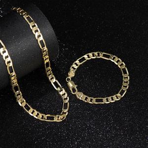 ชุดสร้อยคอสร้อยข้อมือชุดเชือกฟิกาโรแท้14K จากโรงงานขายส่ง - Product Image 1