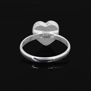 Nouvelle Collection 2025 : Monture de Bague Tendance en Argent Sterling 925 Plaqué Or 14K, Cœur Serti 8mm, Écologique, Vente en Gros, Idéale pour Bijoux DIY - Product Image 3