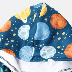 Logotipo personalizado Sublimación Sudadera con capucha de manga larga Color sólido Invierno Poliéster/Material de algodón - Product Image 2