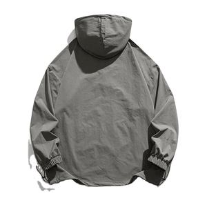 Sudadera con capucha para hombre, personalizada, de algodón grueso, con cremallera completa, estilo holgado, 500 g/m², de felpa francesa, extragrande, con estampado de logotipo - Product Image 5