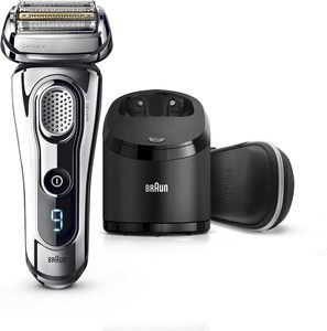 Afeitadora Eléctrica de Láminas Braun Serie 9 para Hombre con Cargador Clean & Renew, Maquinilla de Afeitar Recargable/Sin Cable y Estuche de Viaje Premium - Product Image 4