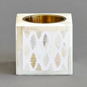 LAMETIERARTZ Encens en bois fait main avec incrustation d'os et de nacre indienne couleur menthe, design personnalisé, spécial Pâques - Product Image 2