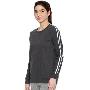 เสื้อสเวตเตอร์ลำลองของผู้หญิงเสื้อสเวตเตอร์ระบายอากาศคอลเลกชั่นผ้าฝ้าย100% ดีไซน์ใหม่สำหรับฤดูหนาว - Product Image 3