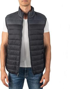 Venta Directa de Fábrica, Chaleco Acolchado con Cierre y Cuello en V, Transpirable, de Alta Calidad, Personalizable, para Hombre, Invierno, Casual, 220g - Product Image 5