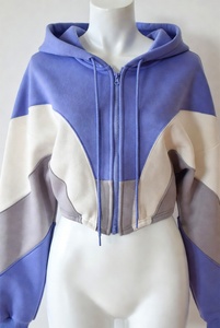 Hoodie court décontracté pour femme, pull oversize à capuche pour femme - Product Image 5