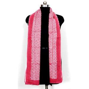 Handmade Sarong <b>Beach</b> <b>Cover</b> <b>Ups</b> Pareo Wholesale Luxury Fashion Floral Block Printed Neck <b>Wear</b> Scarves Pure Cotton Scarf - Product Image 4