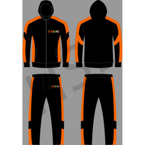 Survêtement tendance Survêtement en molleton de coton personnalisé Sweat à capuche unisexe - Product Image 1