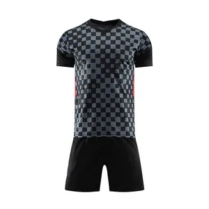 Voetbal Jersey Ontwerpen Blank Amerikaanse Voetbal Jersey Gradiënt Print Sublimatie Aangepaste Voetbal Uniform Te Koop