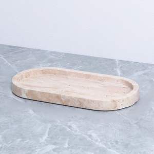 ถาดหินอ่อนแบบไม่สม่ำเสมอสำหรับตกแต่งพื้นหินอ่อนหรูหราเสิร์ฟแบบแฮนด์เมดของตกแต่งห้องครัวของตกแต่งบ้าน - Product Image 6