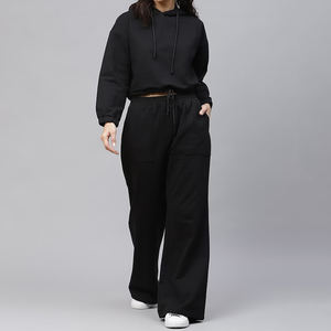 Ensemble de survêtement décontracté pour femme de haute qualité, taille XL, avec logo personnalisé, sweat à capuche et pantalon de jogging, deux pièces, 2026 - Product Image 6