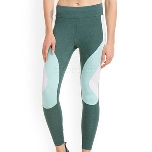 Meilleures ventes Leggings de yoga taille moyenne pour femmes avec fermeture à la taille élastique Nouveau design à motif solide en ligne à bas prix - Product Image 1
