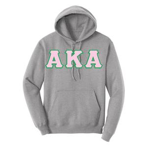 เสื้อฮู้ดผ้าฟลีซปักอักษรกรีก Alpha Kappa Alpha สำหรับฤดูหนาว แบบยูนิเซ็กซ์ สำหรับชมรมนักเรียน/นักศึกษา - Product Image 4