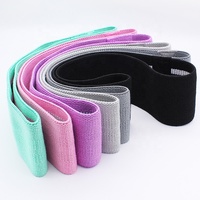 Bandas Elásticas para Cadera de Poliéster + Látex de Alta Calidad, Personalizables con Impresión Personalizada, Antideslizantes, para Yoga, Fitness y Entrenamiento