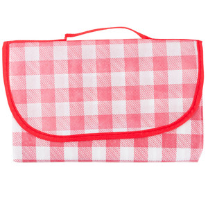 <b>LARGE</b> PICNIC BEACH BLANKET WATERPROOF <b>MAT</b> RED - Product Image 2