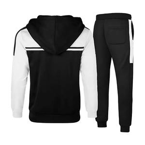 OEM personnalisé hommes hiver polaire ensemble sweatshirts fermeture éclair complète athlétique Jogging costume écologique grande taille vente en gros survêtements - Product Image 5