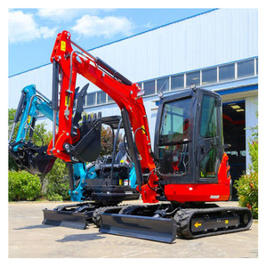 Envío gratis nueva granja hogar multifuncional 3,5 toneladas sobre orugas Mini excavadora pequeña con accesorios - Product Image 5