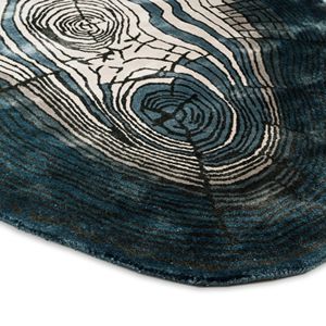 Luxury Modern Hotel Wool Silk <b>rugs</b> Customized Grey Multi-Hand <b>Tufted</b> Abstract Design for Unique Rooms Kitchens Plush Pile Height - Product Image 2