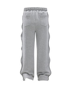 กางเกงวอร์มผู้ชายผ้าฝ้ายผสมฟอกสีแบบวินเทจออกแบบได้ตามต้องการ - Product Image 4