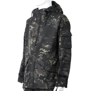Conjunto de Ropa Táctica de Combate Impermeable y Cortavientos con Estampado de Camuflaje, Chaqueta con Puños Ajustables para Aventuras al Aire Libre, Caza en Clima Frío - Product Image 2