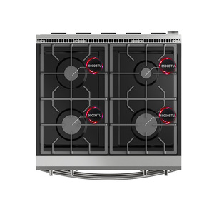 الفولاذ المقاوم للصدأ <span class=keywords><strong>30</strong></span> بوصة مجموعة الغاز التحكم الأمامي للبيع بالجملة - Product Image 4