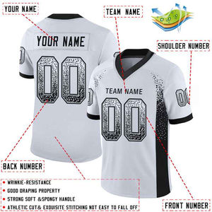 Camiseta Deportiva Lisa de Fútbol Americano para Hombre, Unisex, Tallas Grandes, Uniforme de Fútbol Americano - Product Image 5