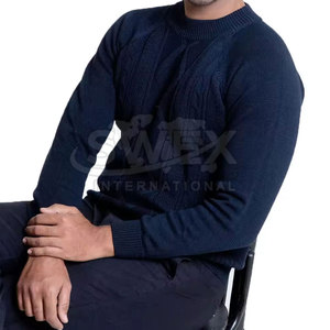 Chandails pour hommes en laine tricotée de haute qualité fabriqués au Pakistan, chandails pour hommes de qualité supérieure, vêtements décontractés, chandails surdimensionnés pour hommes - Product Image 4