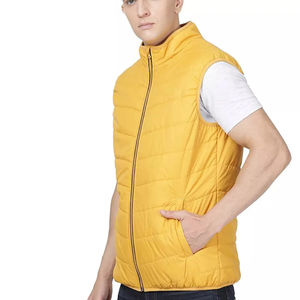 Chaleco Acolchado Informal de Lona Personalizado para Hombre, Impermeable, Talla Grande, Sin Mangas, para Primavera - Product Image 6