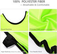 Chalecos Deportivos de Verano en Varios Colores, Chalecos de Fútbol de Secado Rápido y Transpirables para Hombre