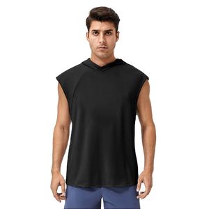 Bodybuilding Stringer <b>Hoodie</b> Stringer Tank Top Workout Vest <b>Gym</b> <b>Hoodie</b> Men's Tanktops with Custom Logo - Product Image 2