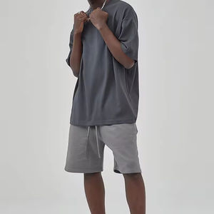 Surdimensionné 100% coton fait sur mesure hommes T-Shirt plaine Boxy décontracté hommes T-shirts hommes solides t-shirts - Product Image 4