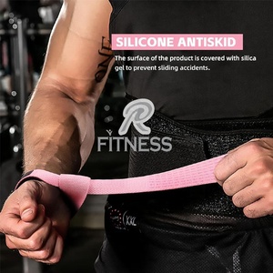 Neoprene Adjustable <b>Weight</b> Lifting Straps Custom Logo Wrist Wraps for Gym and Bodybuilding - Product Image 6