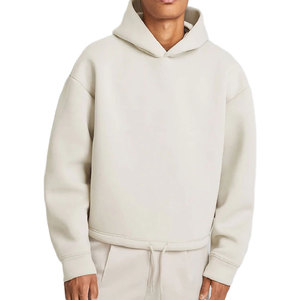 เสื้อฮู้ดสไตล์สตรีทแวร์ผ้าคอตตอนพิมพ์ไหล่ตกสำหรับทั้งชายหญิงและ100% - Product Image 1