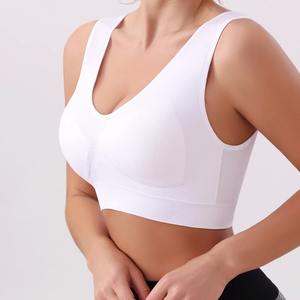 Conjunto de sujetador para mujer Sujetador deportivo de fitness atlético para mujer de alto apoyo Yog de alta calidad con característica transpirable Estilo simple - Product Image 2