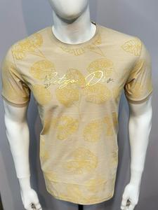 Camiseta básica de color sólido para hombre, tela suave, ajuste informal para uso diario, calidad de exportación para ropa de salón en capas en India - Product Image 5