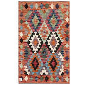 พรมกิลิมไมมาณา อัฟกานิสถาน ขนาด 123 x 79 ซม. ของตกแต่งผนัง - Product Image 1